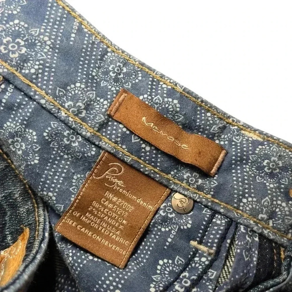 Paige Premium Denim Melrose Blue  Denim Straight Vintage Jeans Size 26 - Picture 5 of 9